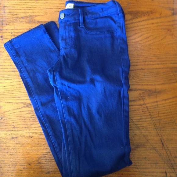 Blue jeggings size 5