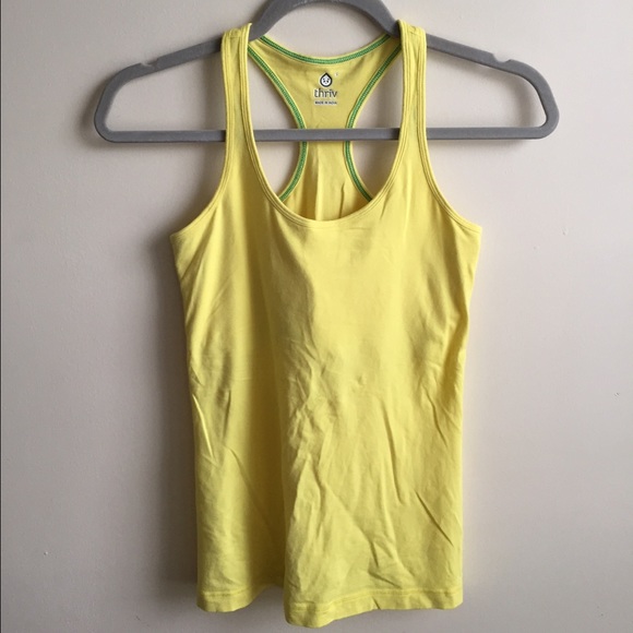 Yellow Tasc Tank Top Small