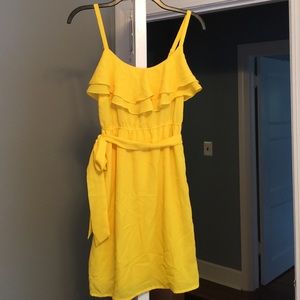 Yellow forever 21 dress