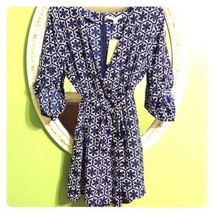 Geo Print Romper
