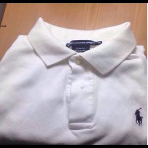White Ralph Lauren Polo shirt, Never Worn. Trades!