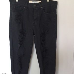 Dark blue brandy boyfriend jeans. NWOT
