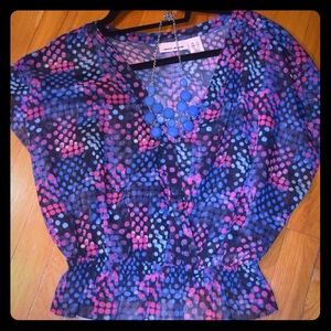 DKNY JEANS Sheer Top