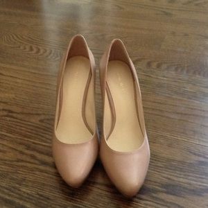 Nine West beige heels.