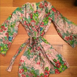 Plum Pretty Sugar Floral Robe