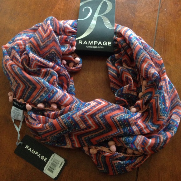 Rampage Accessories - Rampage orange pattern scarf NWT!!!