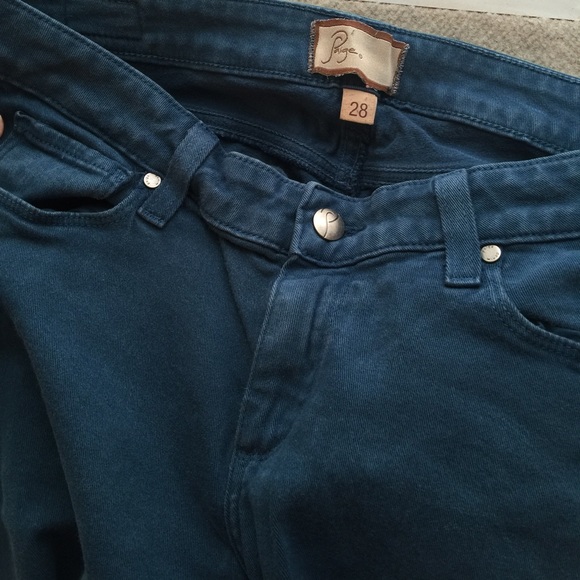 Paige Jeans Peg Skinny teal 28