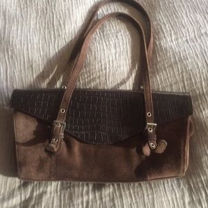 Nine West Brown suede purse