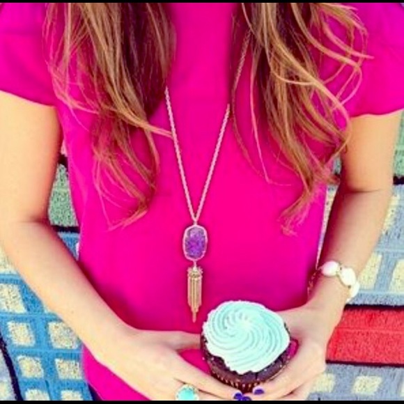 Kendra Scott Violet Rayne Necklace - Picture 3 of 3