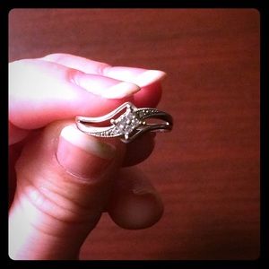 Sterling silver promise ring