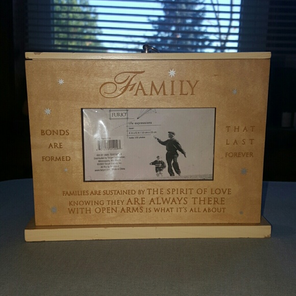 Family photo album frame