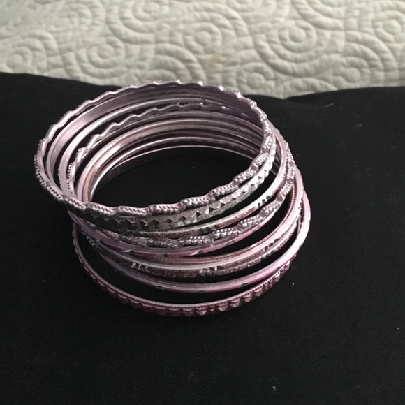 Pink bangles