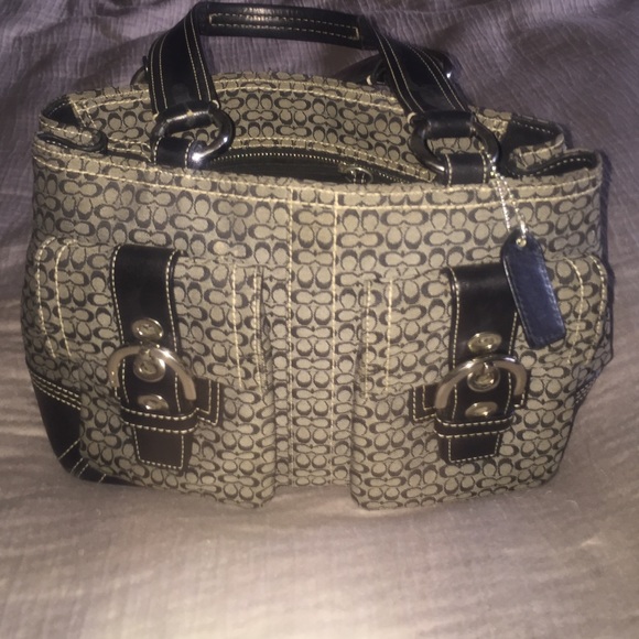 Sold- Coach black hand bag