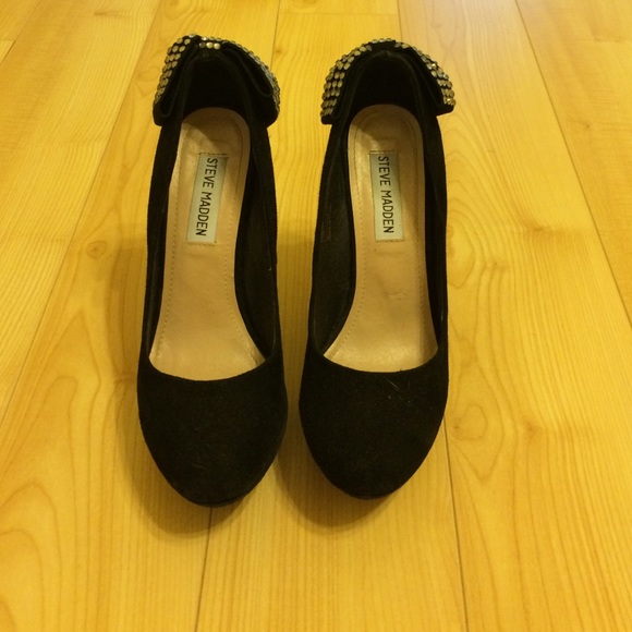 Steve Madden black heels - Picture 2 of 4