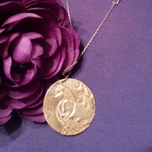 Brass Peacock Necklace