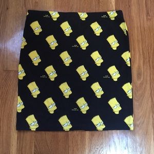 Forever 21 Simpsons Body Con Skirt