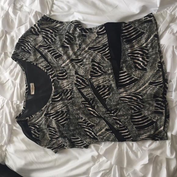 Animal print top