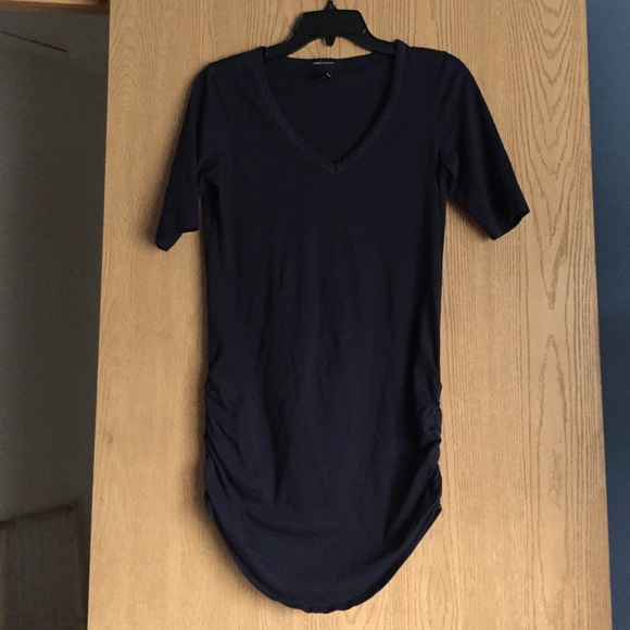 V-Neck Ruched Tunic Top