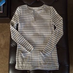 Loft striped sweater tunic