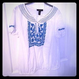 Embroidered top Embroidered top