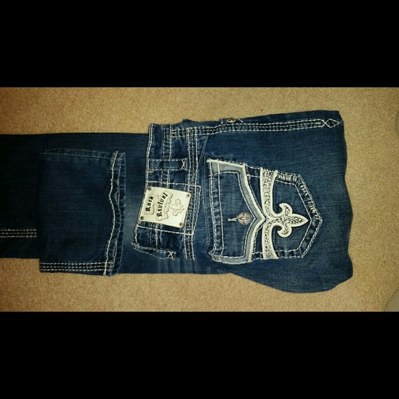 Men's rock revival jeans