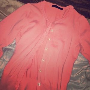 3/4 length sleeves limited cardigan