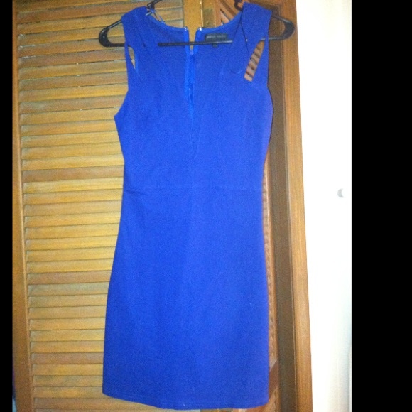 Jealous Tomato Cobalt Knee Length Cocktail Dress