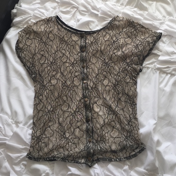 Sheer lacy top