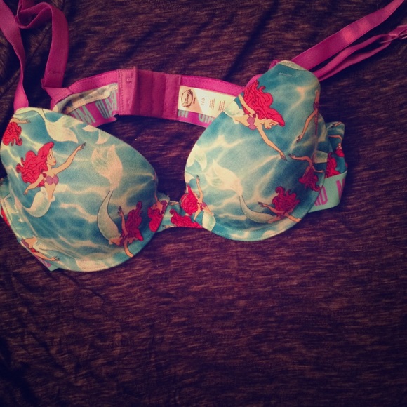 Little Mermaid 34c cute Disney bra NWOT