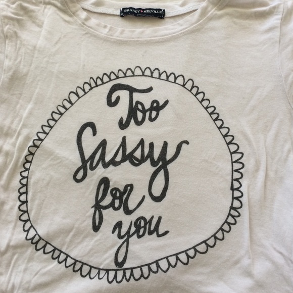 "Too Sassy for you" crop top - Picture 1 of 1