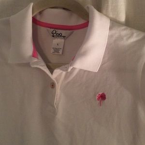 Lilly Pulitzer White Polo