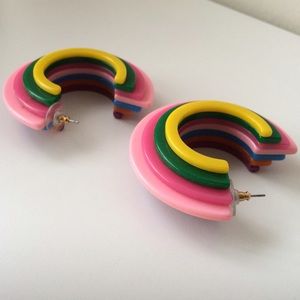 nOir Jewelry Jewelry - nOir jewelry Geoplastic Earrings (Rainbow) nOir Jewelry Jewelry - nOir jewelry Geoplastic Earrings (Rainbow)