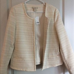 Banana Republic Shimmer Tweed Blazer NWT