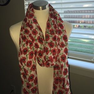 J.Crew California Poppy Scarf