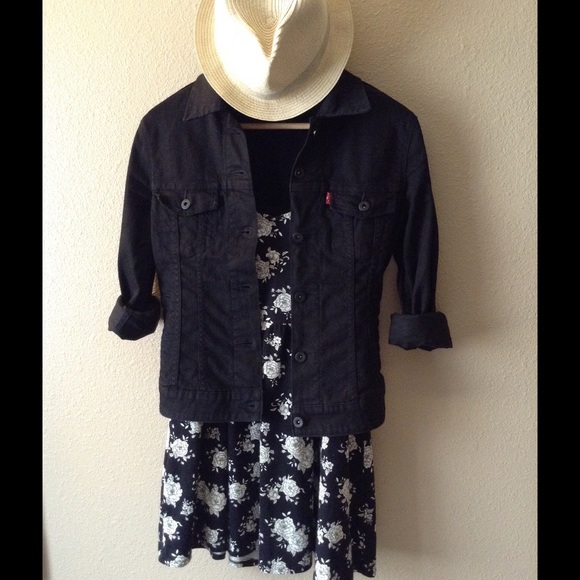 Black Dress With Flowers