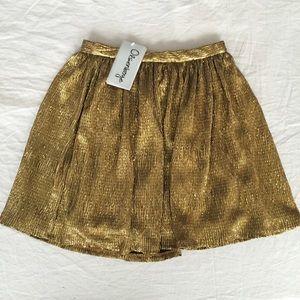 Gold party skirt!