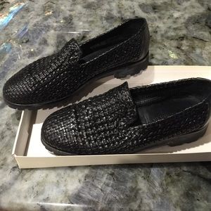 Cole Haan Nova Black Woven shoes in box