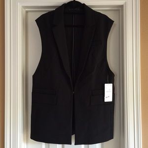 Zara Black Vest Size L