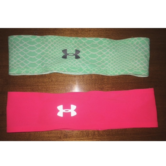 Two Under Armour headbands