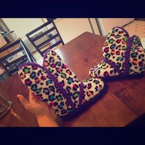 Cheetah "Snooki" slippers💜