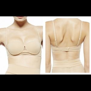 La Perla Bandeau Bra in Beige Size 1 or 32C