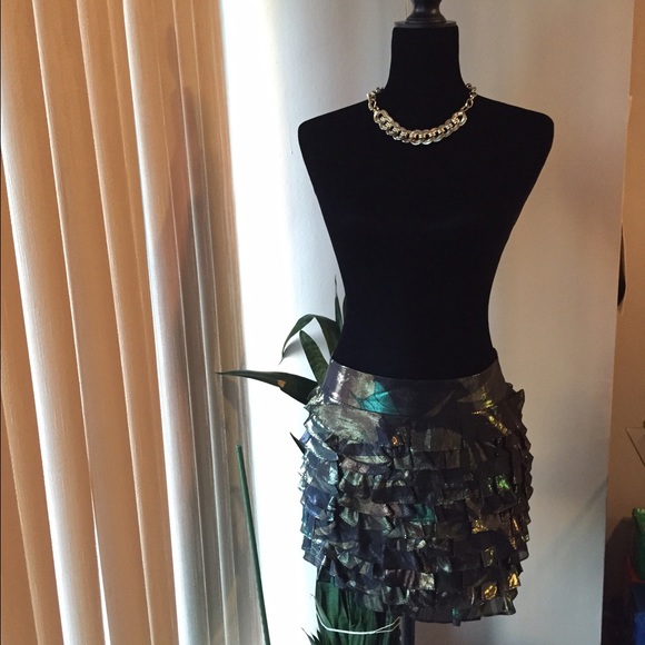 🎉 Silk Metallic Marc by Marc Jacobs Skirt