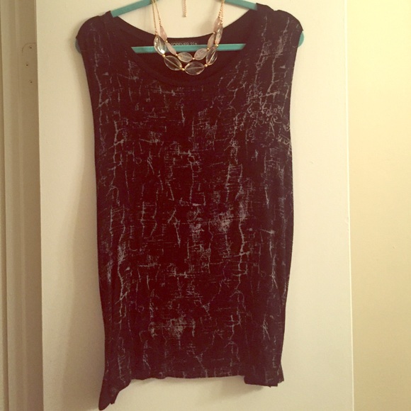 Abstract print tunic - plus