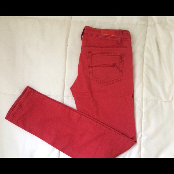 Red Skinny Jeans