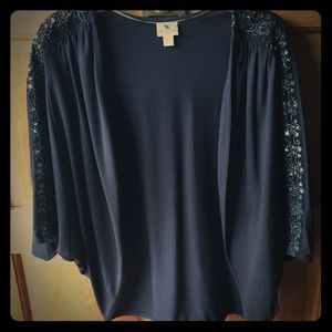 Sequin Cardigan Bolero