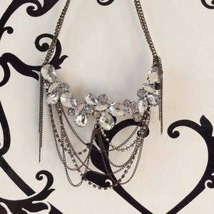 Crystal & Chain Necklace