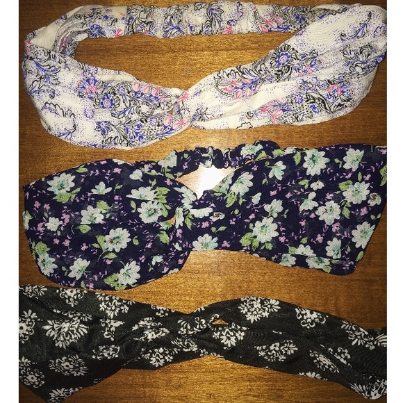 Three American Eagle headbands