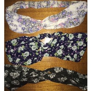 Three American Eagle headbands