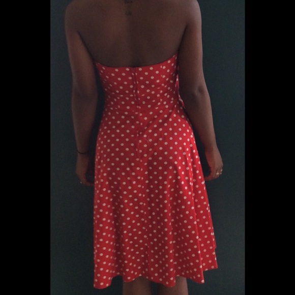 Polka dot halter dress. - Picture 3 of 3