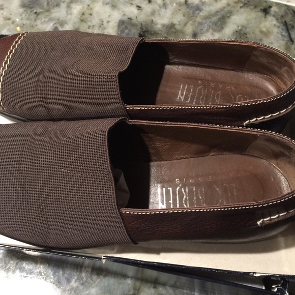 Luc Berjen Brown leather tip shoes made in Italy - Picture 2 of 4